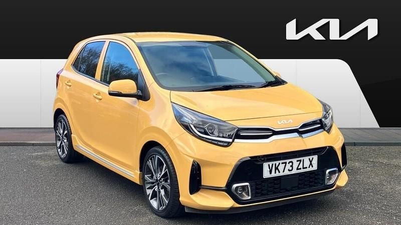 Used Kia Picanto GT-Line 67 HP (49 kW) 2023 Yellow Hatchback