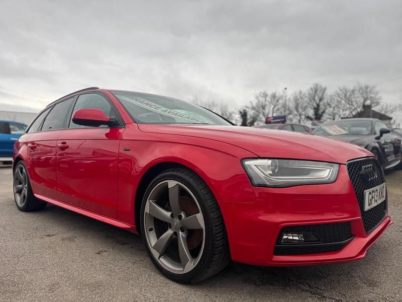 Used Audi A4 Black Edition 143 HP (105 kW) 2013 Red Estate