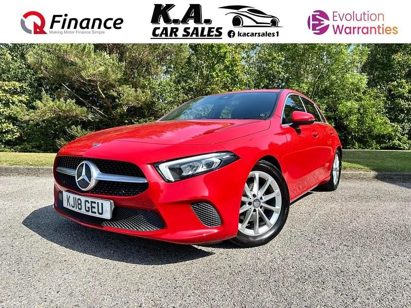 Red Used 2018 Mercedes A180 Hatchback | £13,599 (Fair price) - Image 1/4