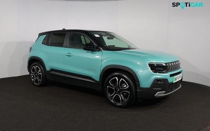 Blue/black Used 2024 Jeep Avenger EV Summit SUV | £19,495 (Fair price) - Image 1/4