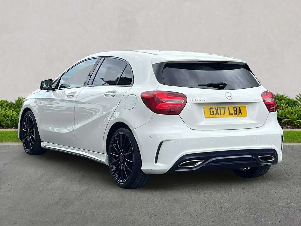 Used Mercedes A180 AMG Line Premium Plus 2017 White Hatchback