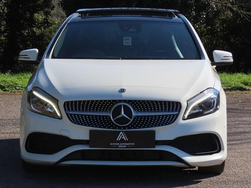 Used Mercedes A200 AMG Line Premium Plus 2018 White Hatchback