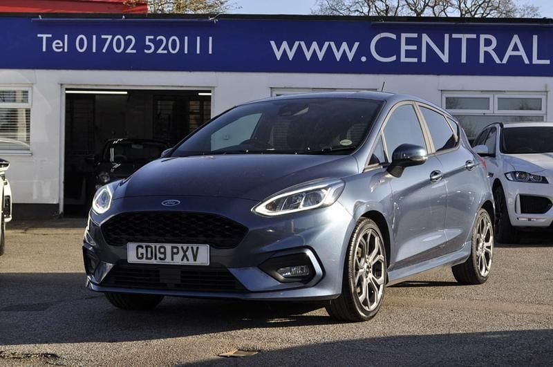 Used Ford Fiesta ST-Line 100 HP (73 kW) 2019 Blue Hatchback