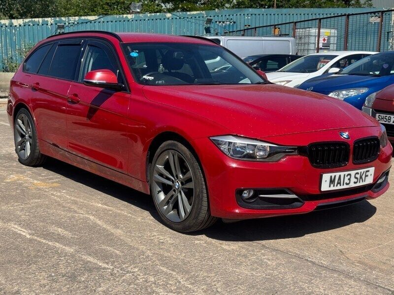 Red Used 2013 BMW 320 Sport Line Estate | £4,500 (Good price) - Image 1/4