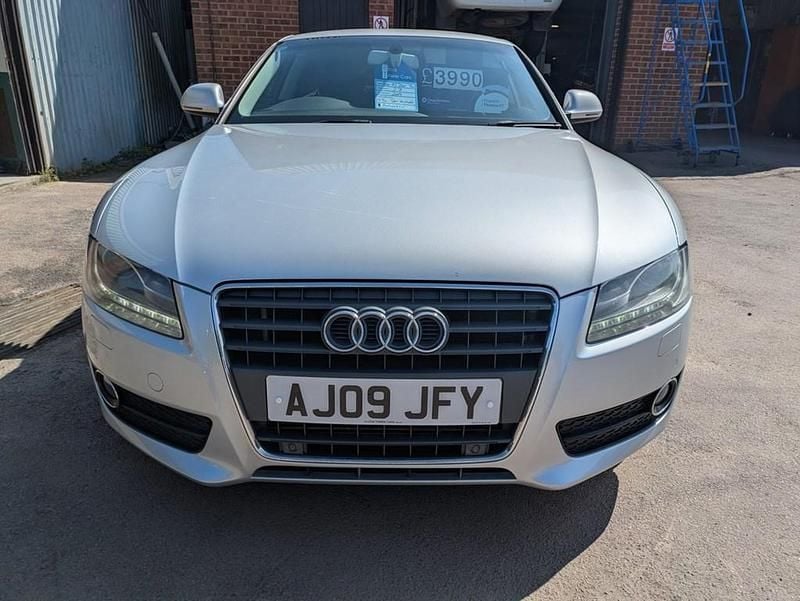 Used Audi A5 Sport 190 HP (139 kW) 2009 Silver Coupe