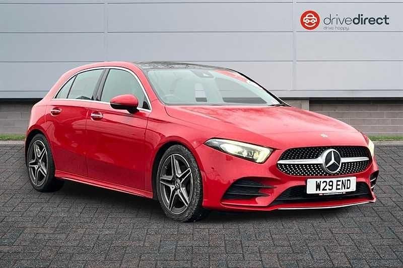 Used Mercedes A200 AMG Line Premium Plus 2019 Red Hatchback