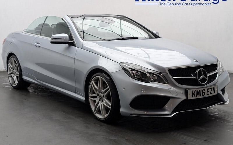 Silver Used 2016 Mercedes E220 AMG line Cabriolet | £11,450 (Super price) - Image 1/4