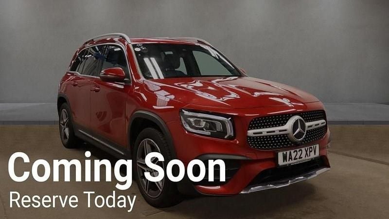 Red Used 2022 Mercedes GLB200 AMG line SUV | £26,490 (Good price) - Image 1/3