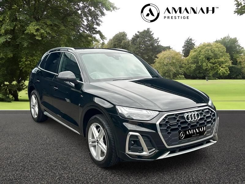Black Used 2022 Audi Q5 S-Line SUV | £31,990 (Fair price) - Image 1/4