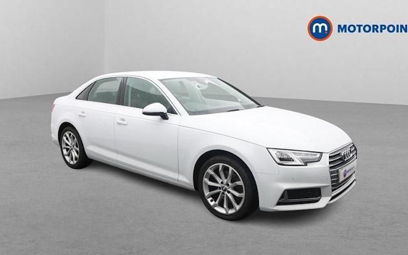 White Used 2019 Audi A4 Sport Sedan | £14,749 (Good price) - Image 1/4
