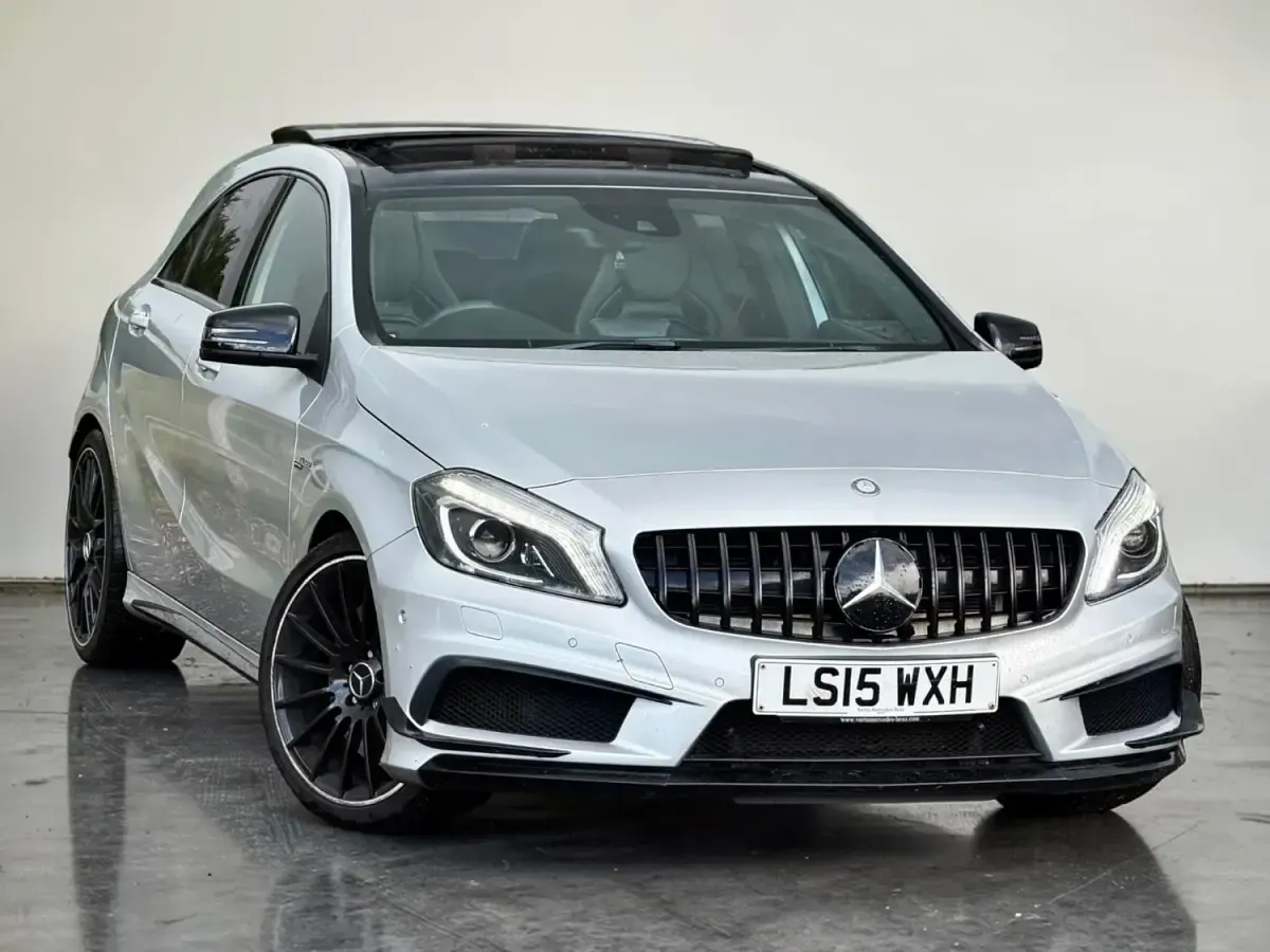 Second-hand Mercedes A45 AMG AMG 2015 Argintiu Hatchback