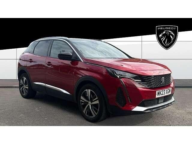 Red Used 2023 Peugeot 3008 Allure+ SUV | £16,933 (Fair price) - Image 1/4