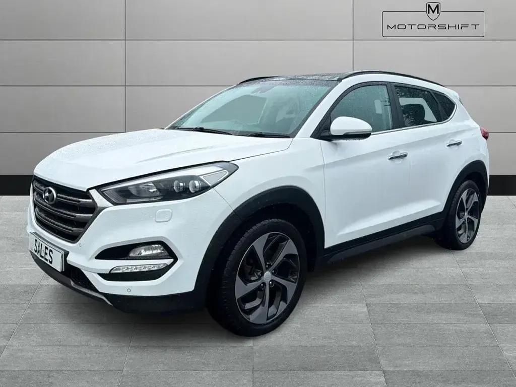 Used Hyundai Tucson Premium SE 136 HP (100 kW) 2015 White SUV