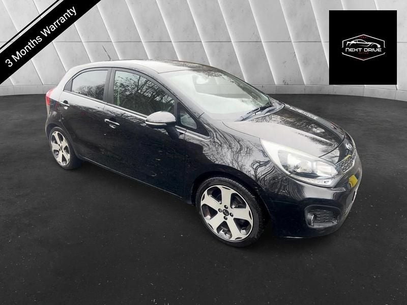Black Used 2013 Kia Rio Hatchback | £3,395 (Fair price) - Image 1/4