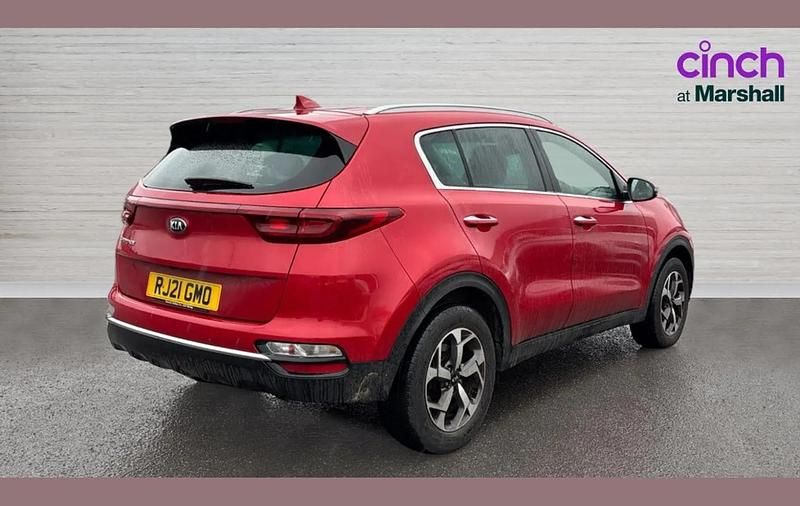 Used Kia Sportage 129 HP (94 kW) 2021 Red SUV