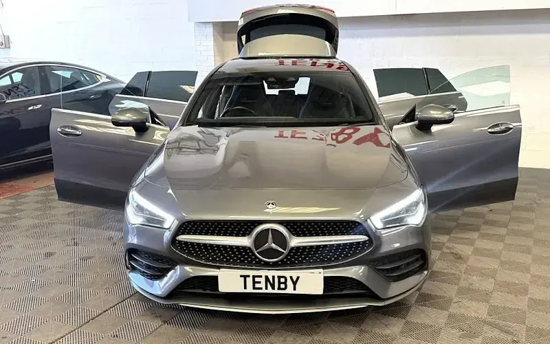 Used Mercedes CLA220 Shooting Brake AMG line 190 HP (139 kW) 2019 Grey Estate