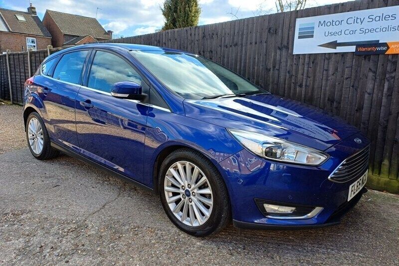Blue Used 2015 Ford Focus Titanium X Hatchback | £5,250 (Fair price) - Image 1/1