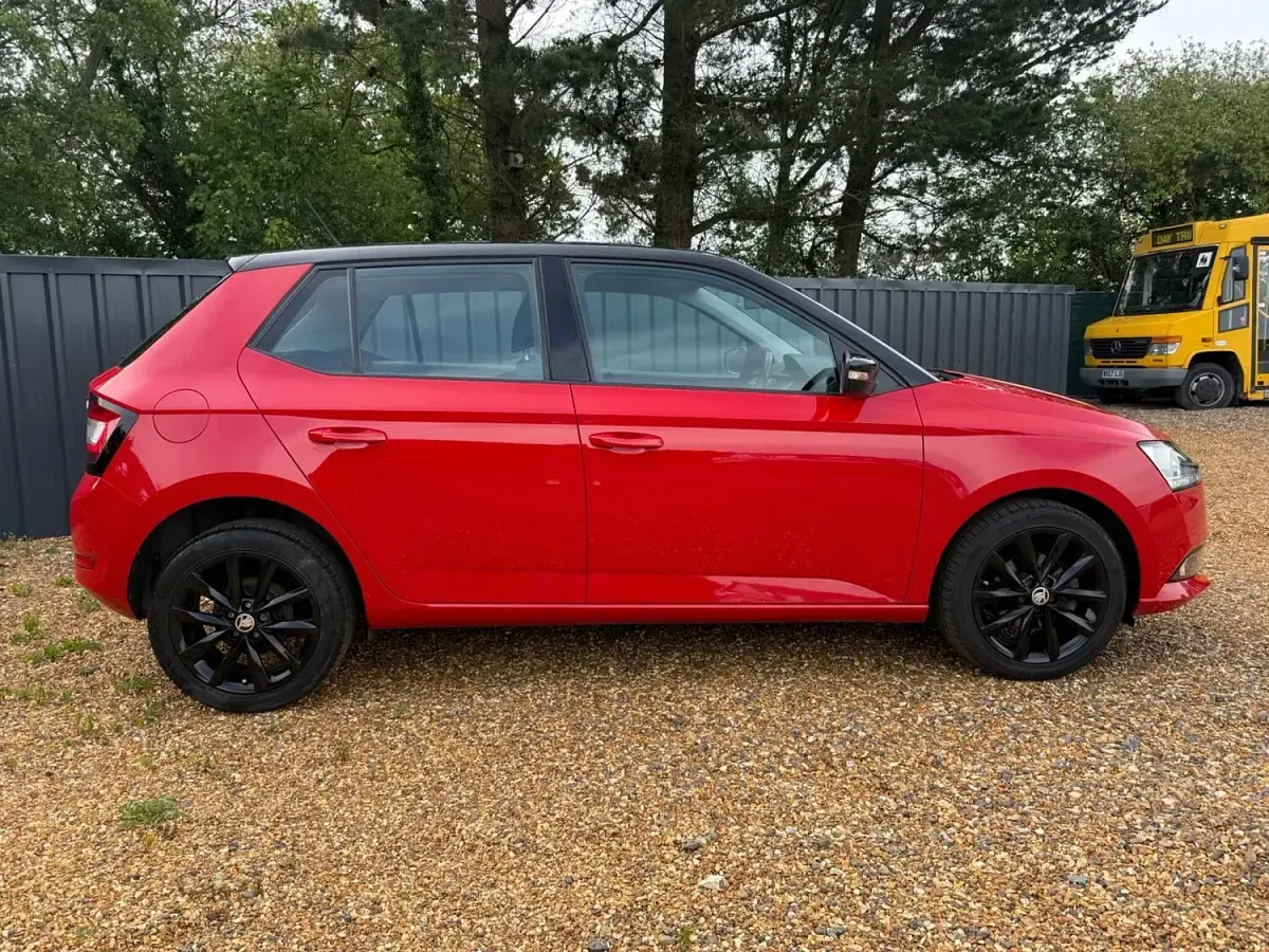 Used Skoda Fabia Colour Edition 2019 Red Hatchback