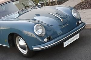Used Porsche 356 A 60 HP (44 kW) 1957 Blue Cabriolet