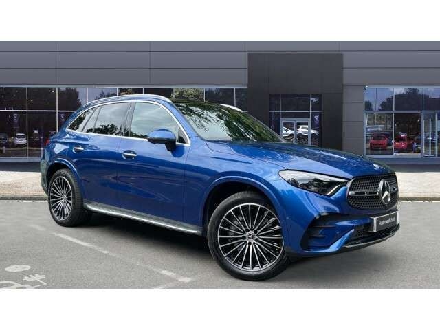 Blue Used 2024 Mercedes GLC300e AMG line SUV | £59,761 (Fair price) - Image 1/4