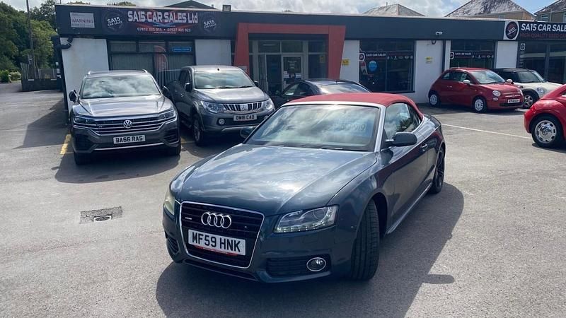 Grey Used 2009 Audi A5 Cabriolet S-Line Cabriolet | £6,999 (Expensive) - Image 1/4