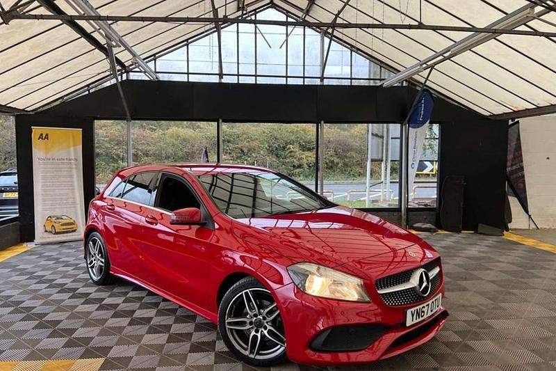 Red Used 2017 Mercedes A180 AMG line Hatchback | £12,995 (Fair price) - Image 1/1