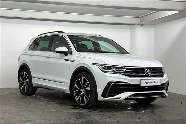 White Used 2022 VW Tiguan R-line SUV | £27,995 (Fair price) - Image 1/4