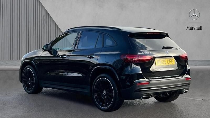 Used Mercedes GLA200 AMG Line Premium Plus 150 HP (110 kW) 2025 Cosmos black metallic SUV