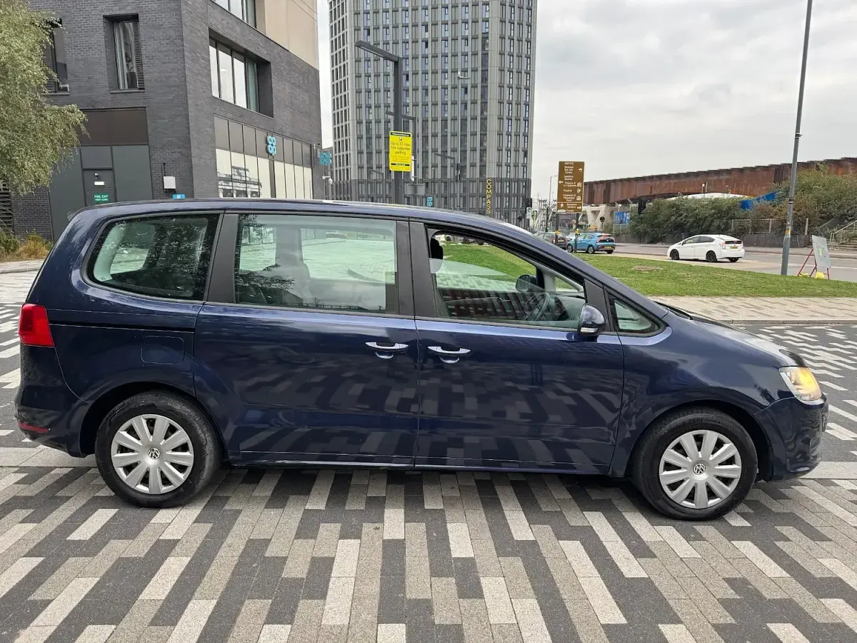 Used VW Sharan S 140 HP (102 kW) 2011 Blue MPV