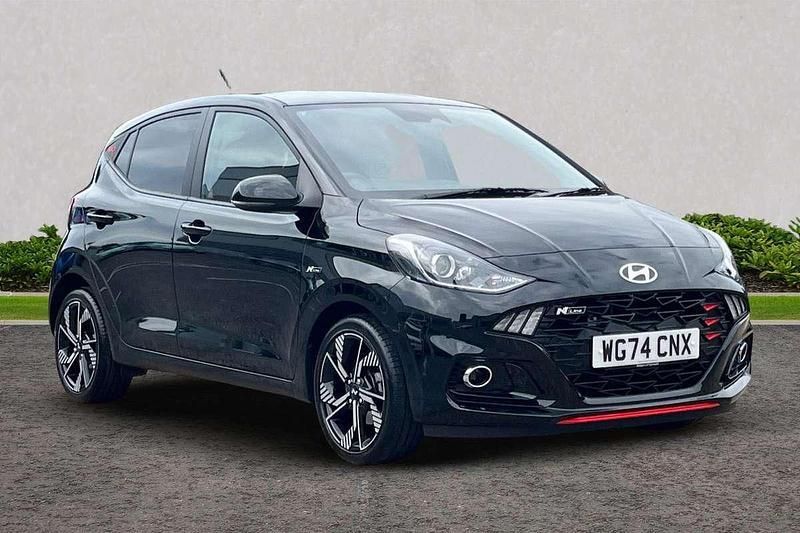 Black Used 2024 Hyundai i10 N Line Hatchback | £16,644 (Expensive) - Image 1/4