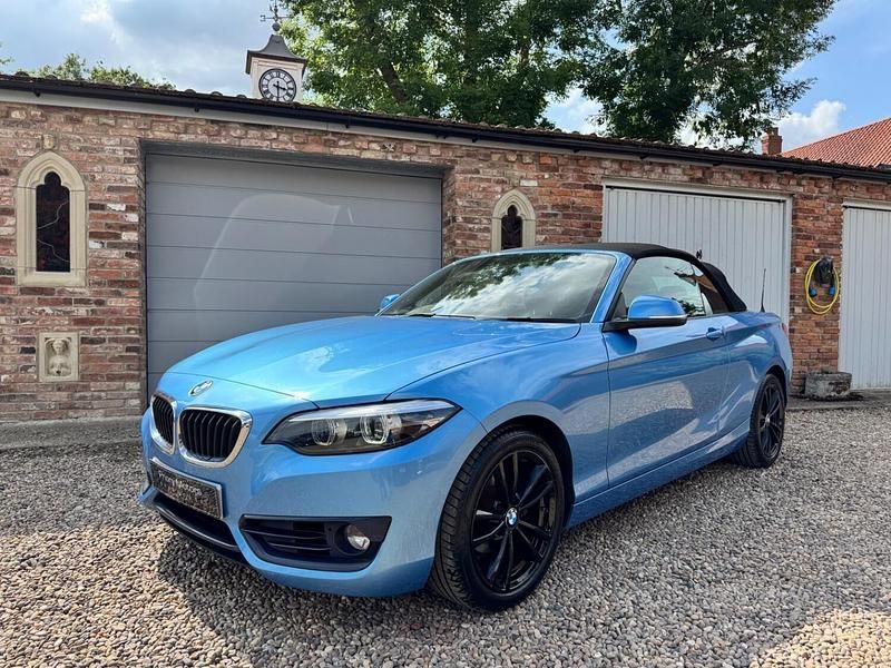 Blue Used 2018 BMW 218 Sport Line Cabriolet | £9,995 (Fair price) - Image 1/3