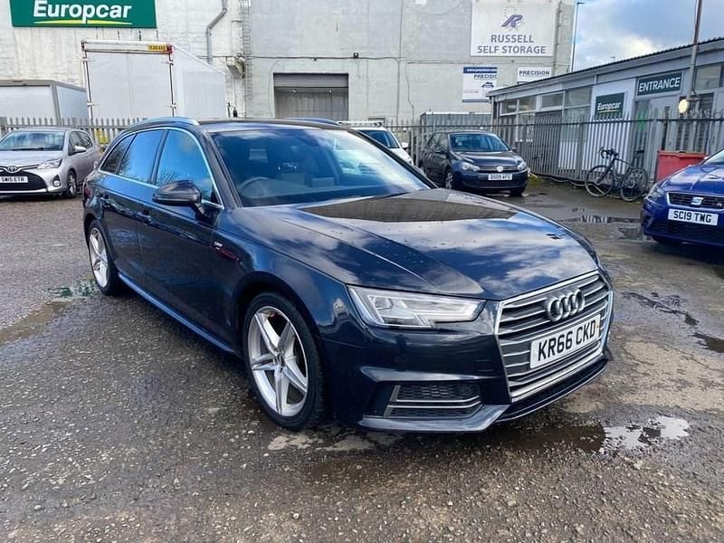 Used Audi A4 S-Line 190 HP (139 kW) 2016 Blue Estate