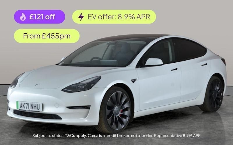 Used 2023 Tesla Model 3 Performance Sedan | £24,147 (Fair price) - Image 1/3