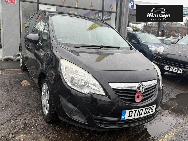 Used Vauxhall Meriva S 120 HP (88 kW) 2010 Black MPV