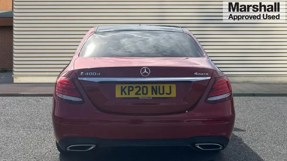 Used Mercedes E400 AMG line 340 HP (250 kW) 2020 Red