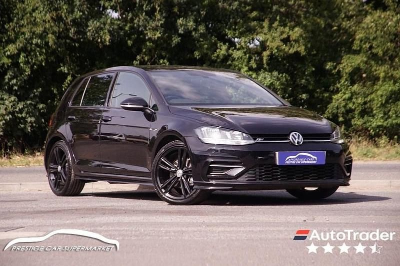Black Used 2019 VW Golf VII R-line Hatchback | £13,699 (Fair price) - Image 1/4