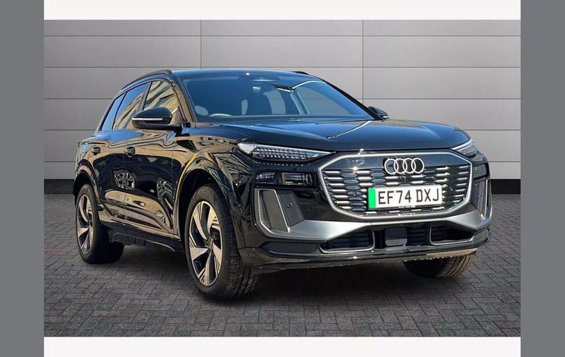Black Used 2024 Audi Q6 e-tron S-Line SUV | £57,000 (A bit pricey) - Image 1/4
