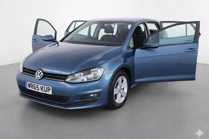 Used VW Golf VII Match 2015 Blue Hatchback