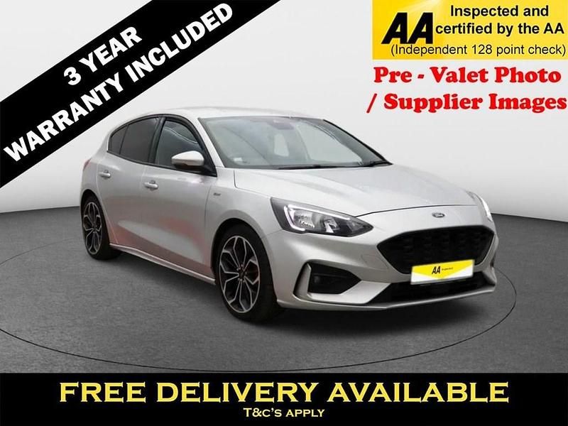 Silver Used 2019 Ford Focus ST-Line X Hatchback | £10,995 (Fair price) - Image 1/4