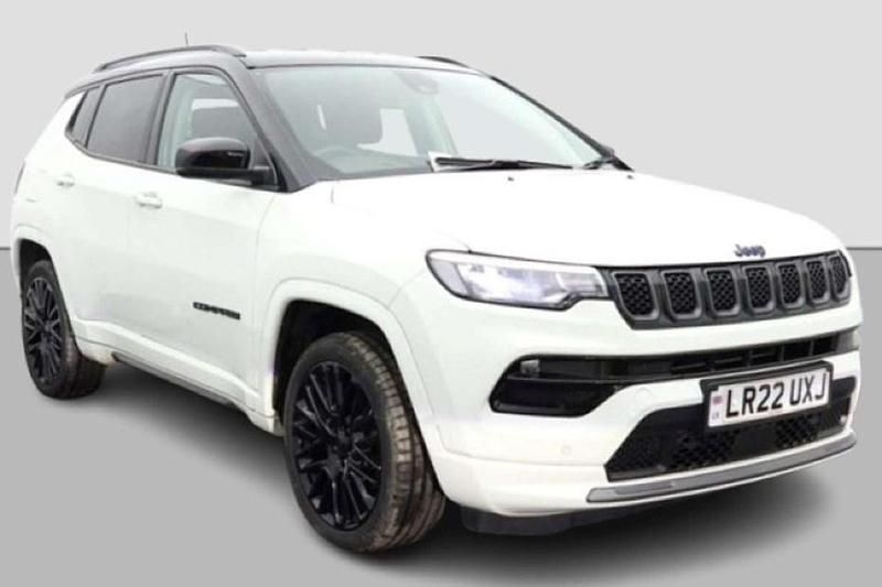 White/black Used 2022 Jeep Compass SUV | £18,400 - Image 1/1