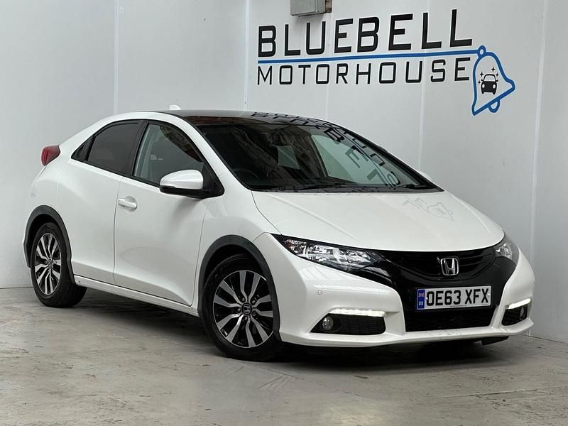 White Used 2014 Honda Civic SR Hatchback | £5,350 (Fair price) - Image 1/3