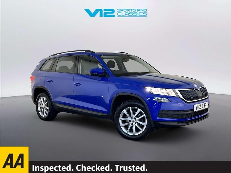 Used Skoda Kodiaq SE 150 HP (110 kW) 2021 Blue SUV