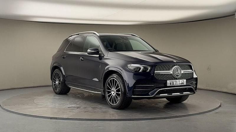 Cavansite blue Used 2021 Mercedes GLE350 AMG line SUV | £36,100 (Fair price) - Image 1/4