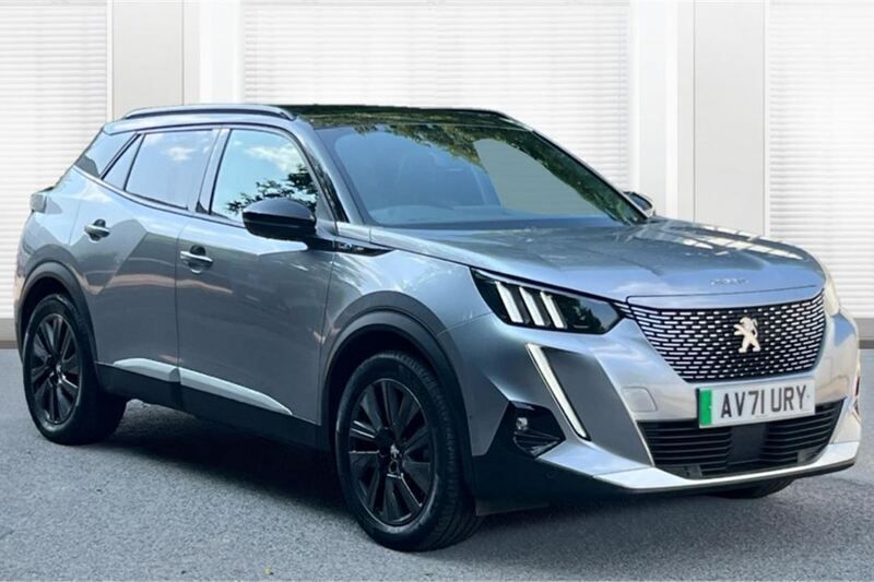 Grey Used 2022 Peugeot e-2008 Premium SUV | £13,750 (Fair price) - Image 1/4