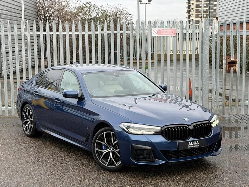 Used BMW 530e M Sport 2021 Blue Sedan