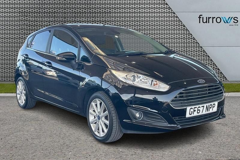 Black Used 2017 Ford Fiesta Titanium Hatchback | £7,990 (Good price) - Image 1/4