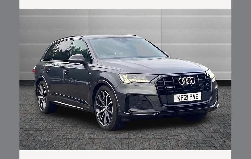 Grey Used 2021 Audi Q7 Black Edition SUV | £42,495 (Fair price) - Image 1/4