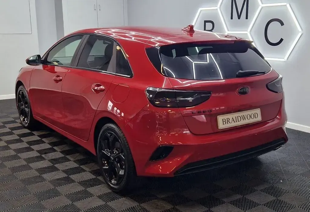 Used Kia Ceed 114 HP (83 kW) 2019 Red Hatchback