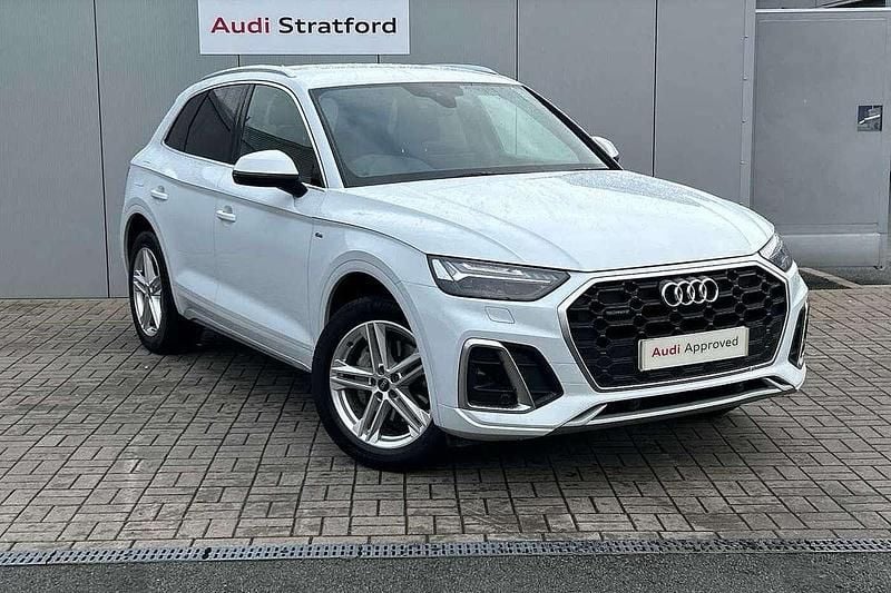 White Used 2022 Audi Q5 S-Line SUV | £29,950 (Fair price) - Image 1/4