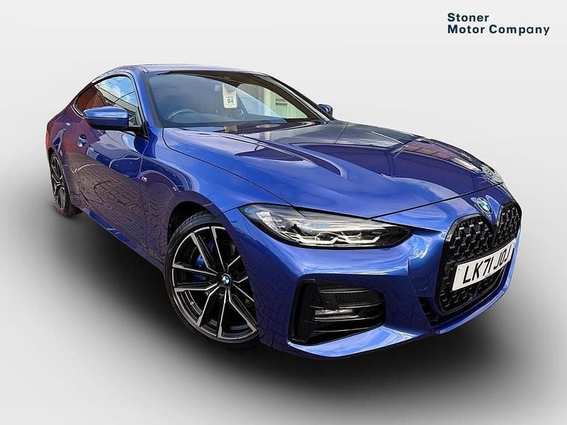 Blue Used 2022 BMW 420 M Sport Coupe | £25,999 (Fair price) - Image 1/4